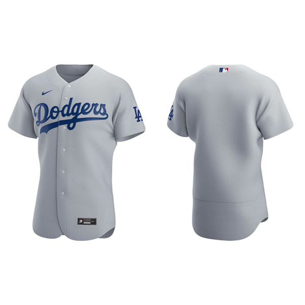 Men's Los Angeles Dodgers Gray Authentic Alternate Jersey