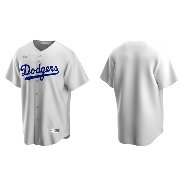 Men's Los Angeles Dodgers White Cooperstown Collection Home Jersey