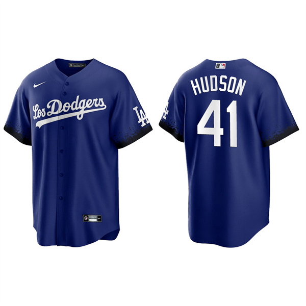 Men's Daniel Hudson Los Angeles Dodgers Royal 2021 City Connect Replica Jersey