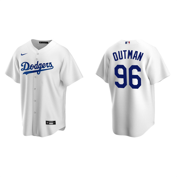 Men's James Outman Los Angeles Dodgers White Replica Home Jersey