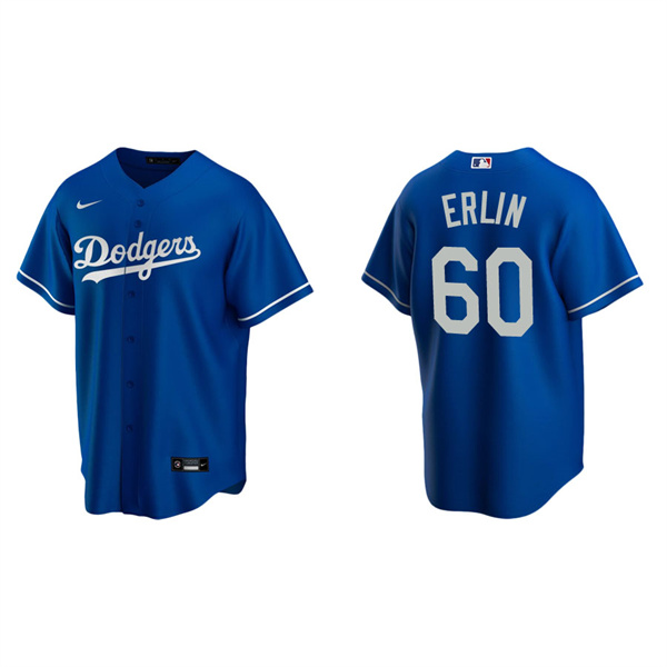 Men's Robbie Erlin Los Angeles Dodgers Royal Replica Alternate Jersey