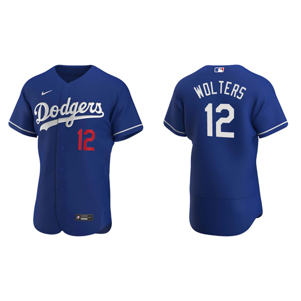Men's Tony Wolters Los Angeles Dodgers Royal Authentic Alternate Jersey