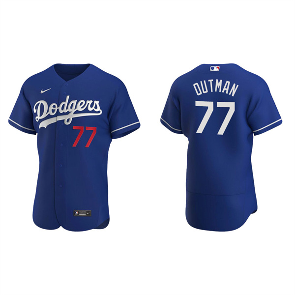 Men's Los Angeles Dodgers James Outman Royal Authentic Alternate Jersey