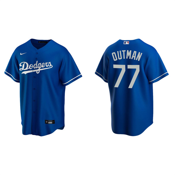 Men's Los Angeles Dodgers James Outman Royal Replica Alternate Jersey