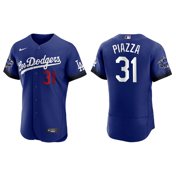 Men's Los Angeles Dodgers Mike Piazza Royal 2022 MLB All-Star City Connect Jersey