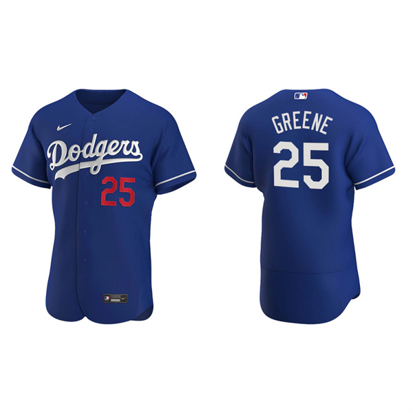 Men's Los Angeles Dodgers Shane Greene Royal Authentic Alternate Jersey