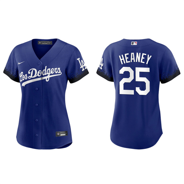 Women's Andrew Heaney Los Angeles Dodgers Royal 2021 City Connect Replica Jersey