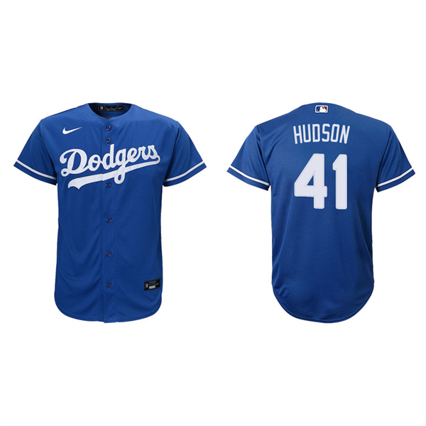 Youth Daniel Hudson Los Angeles Dodgers Royal Replica Alternate Jersey