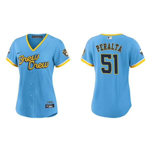 Women's Freddy Peralta Brewers City Connect Replica Jersey