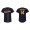 Youth Jace Peterson Milwaukee Brewers Navy Replica Jersey