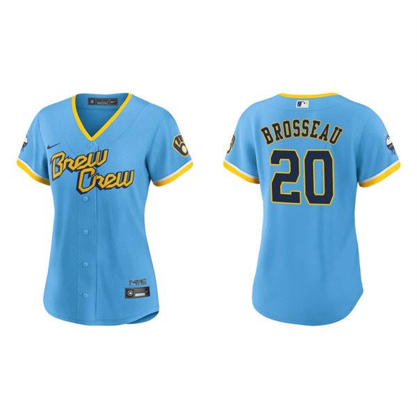 Women's Mike Brosseau Brewers City Connect Replica Jersey
