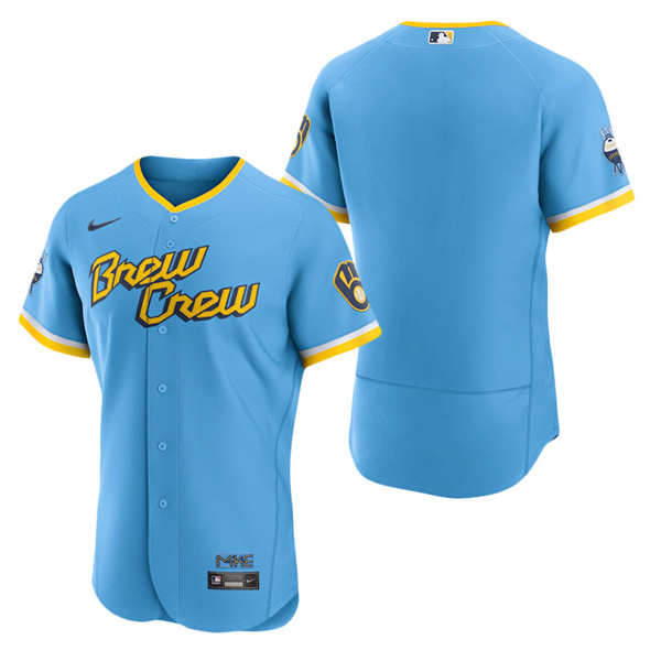 Men's Brewers City Connect Authentic Team Jersey