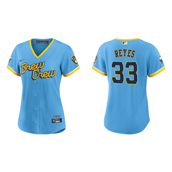 Women's Pablo Reyes Brewers City Connect Replica Jersey
