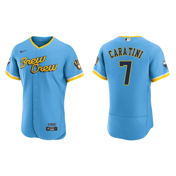 Men's Victor Caratini Brewers City Connect Authentic Jersey