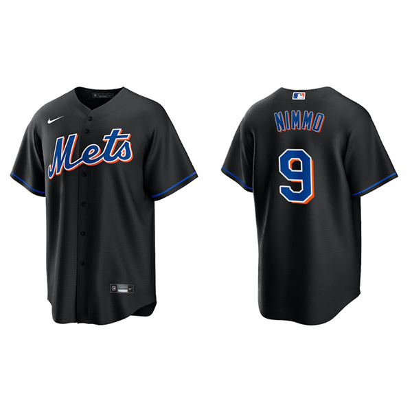 Men's Brandon Nimmo New York Mets Nike Black Alternate Replica Jersey