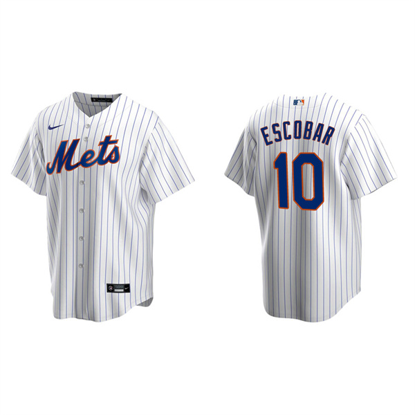 Men's Eduardo Escobar New York Mets White Replica Home Jersey