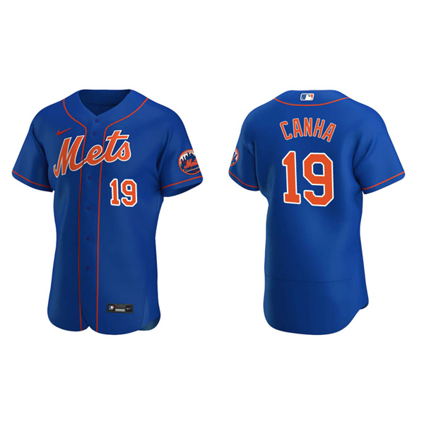 Men's Mark Canha New York Mets Royal Authentic Alternate Jersey