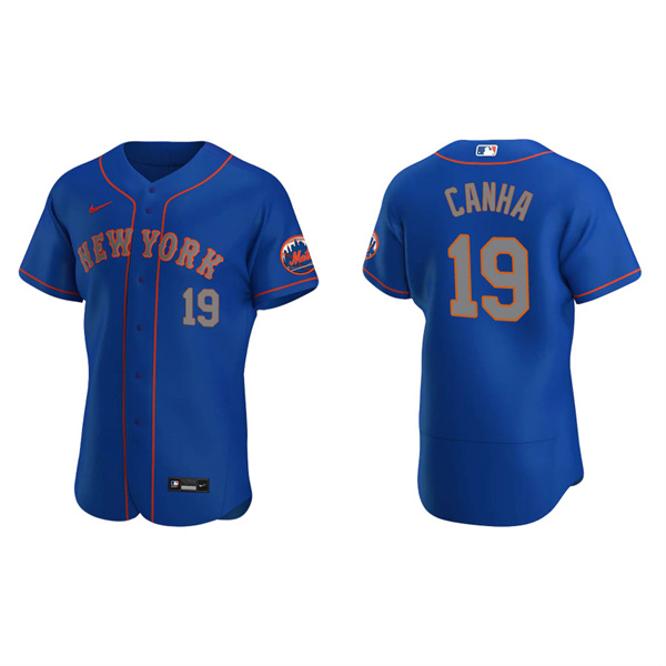Men's Mark Canha New York Mets Royal Authentic Jersey