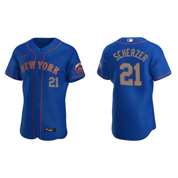 Men's Max Scherzer New York Mets Royal Authentic Jersey