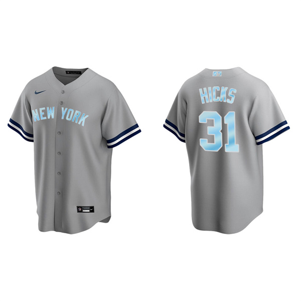Men's Aaron Hicks New York Yankees Father's Day Gift Replica Jersey
