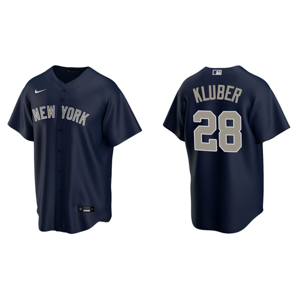 Men's Corey Kluber New York Yankees Nike Navy Alternate Replica Jersey