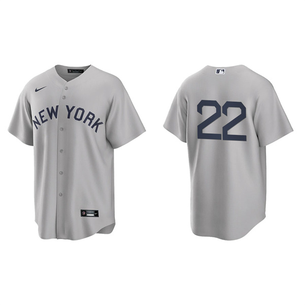 Men's New York Yankees Ender Inciarte Gray 2021 Field Of Dreams Replica Jersey