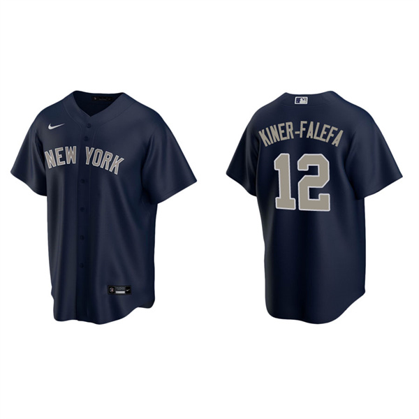 Men's New York Yankees Isiah Kiner-Falefa Navy Replica Alternate Jersey