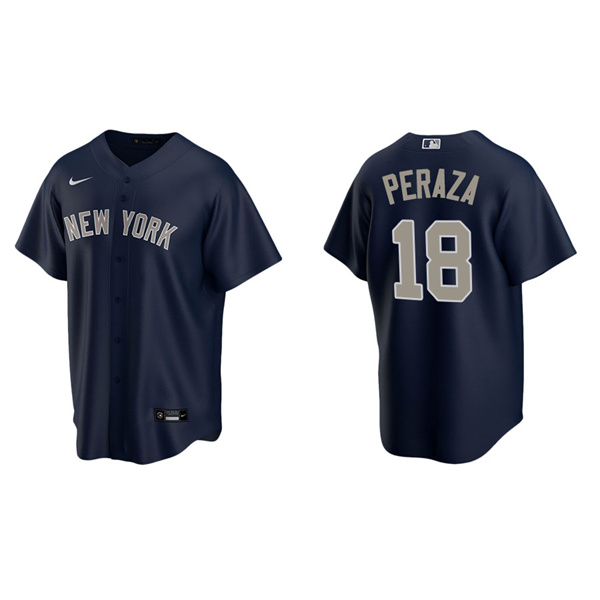 Men's New York Yankees Jose Peraza Navy Replica Alternate Jersey