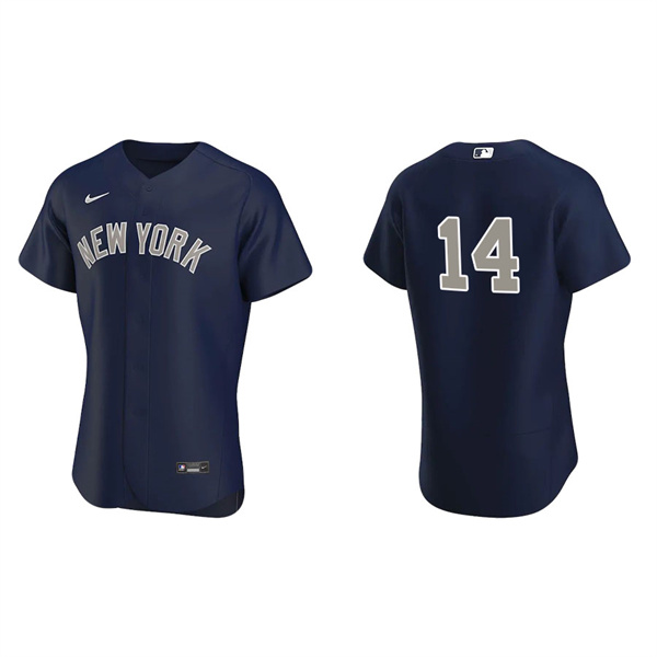 Men's New York Yankees Marwin Gonzalez Navy Authentic Jersey