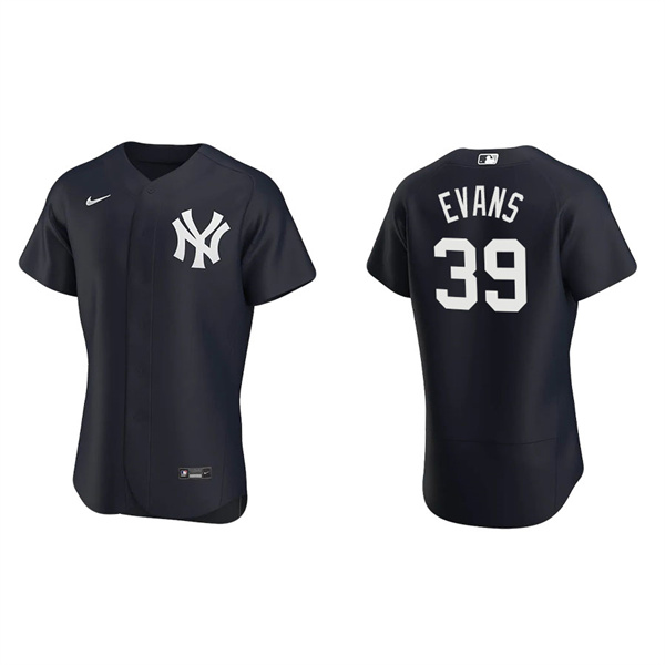 Men's New York Yankees Phillip Evans Navy Authentic Alternate Jersey