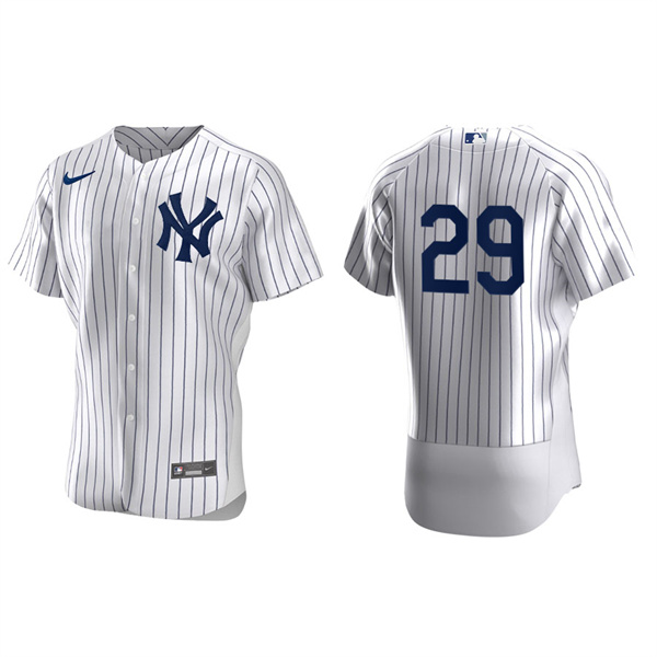 Men's New York Yankees Ronald Guzman White Authentic Home Jersey
