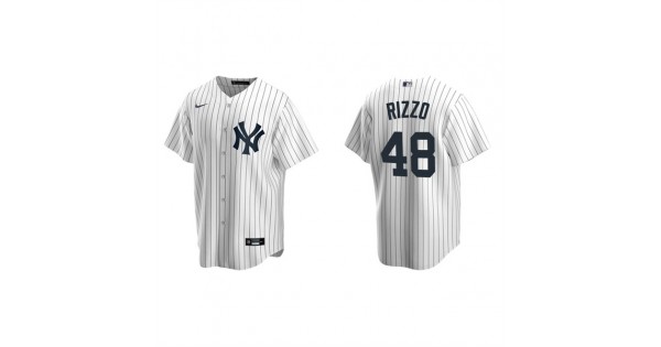 Men's New York Yankees Anthony Rizzo White Replica Home Jersey