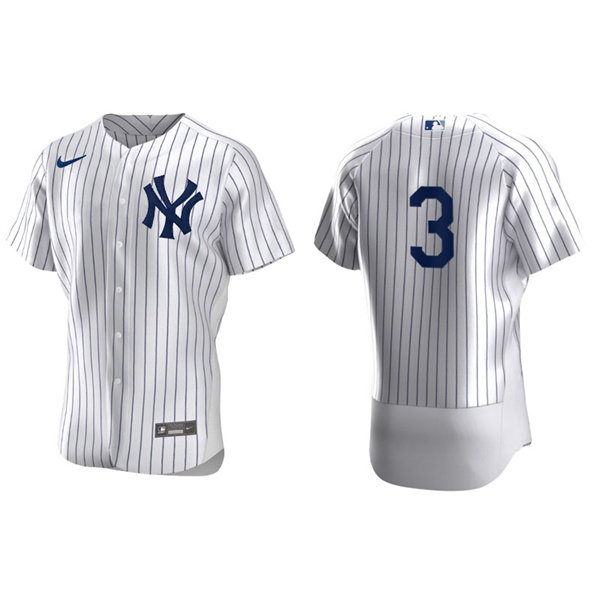 Men's New York Yankees Babe Ruth White Authentic Home Jersey