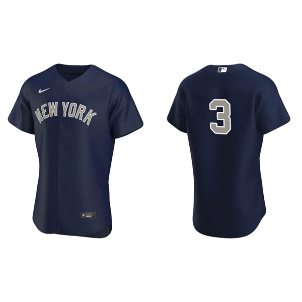 Men's New York Yankees Babe Ruth Navy Authentic Jersey