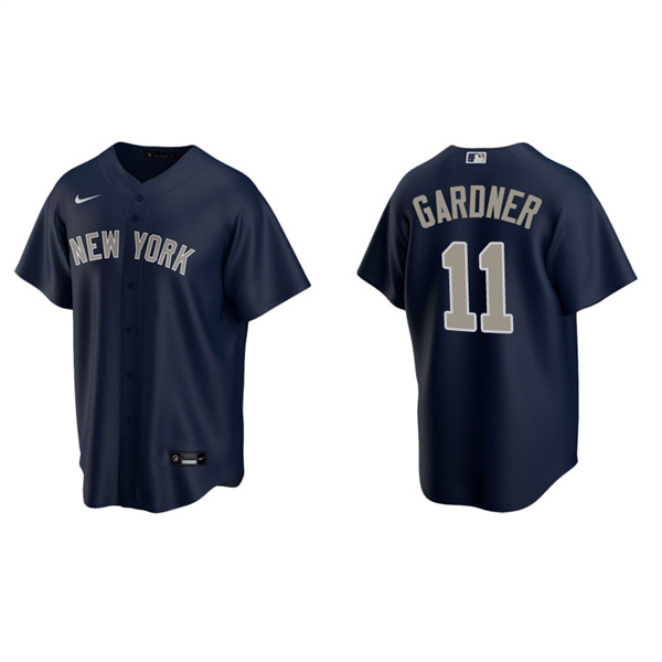Men's New York Yankees Brett Gardner Navy Replica Alternate Jersey
