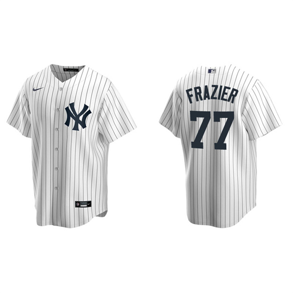 Men's New York Yankees Clint Frazier White Replica Home Jersey