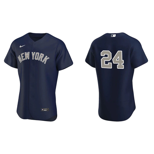 Men's New York Yankees Gary Sanchez Navy Authentic Jersey