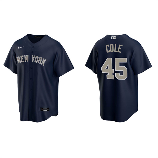Men's New York Yankees Gerrit Cole Navy Replica Alternate Jersey