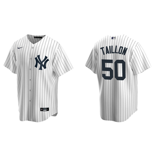Men's New York Yankees Jameson Taillon White Replica Home Jersey