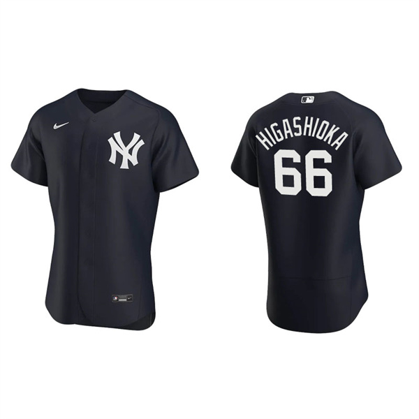 Men's New York Yankees Kyle Higashioka Navy Authentic Alternate Jersey
