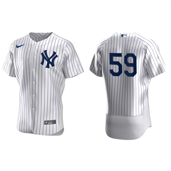 Men's New York Yankees Luke Voit White Authentic Home Jersey
