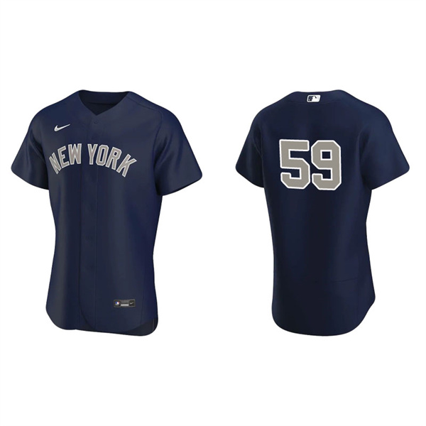 Men's New York Yankees Luke Voit Navy Authentic Jersey