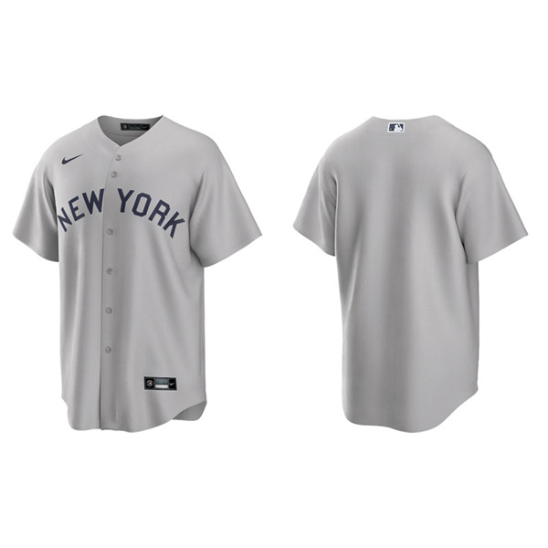 Men's New York Yankees Gray 2021 Field Of Dreams Replica Jersey
