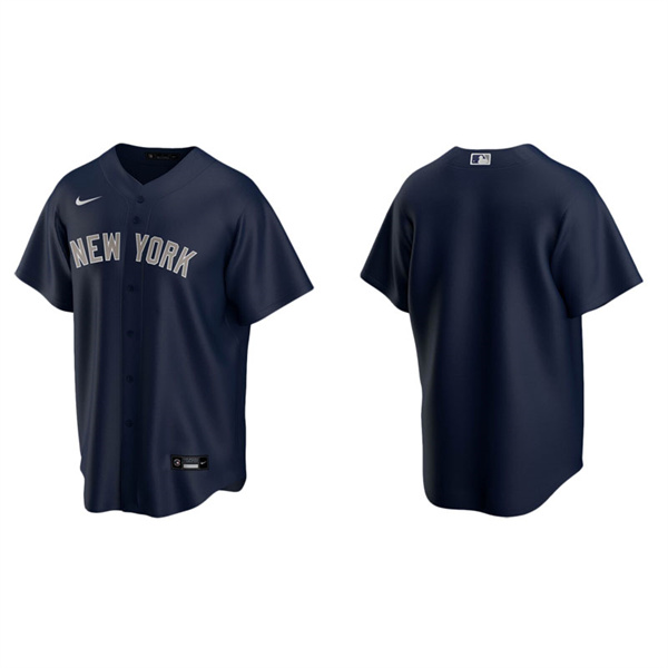 Men's New York Yankees Navy Replica Alternate Jersey