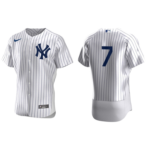 Men's New York Yankees Mickey Mantle White Authentic Home Jersey