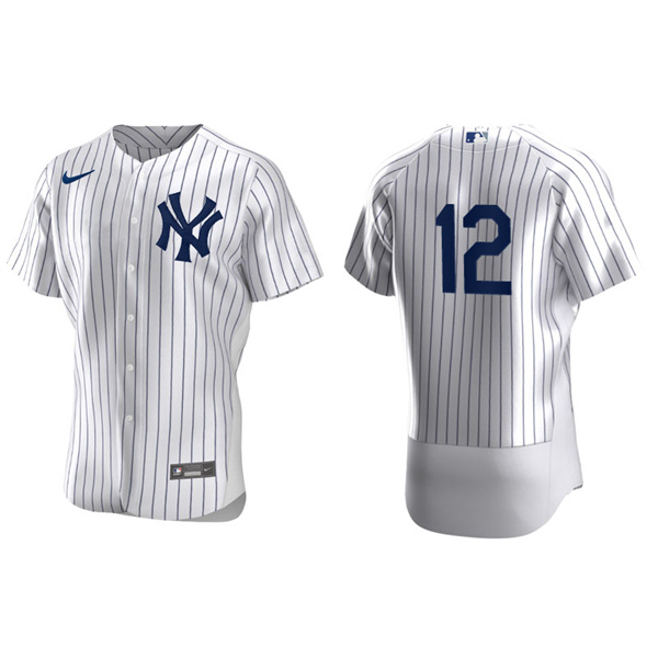 Men's New York Yankees Rougned Odor White Authentic Home Jersey
