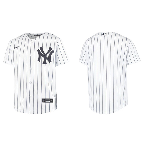 Youth New York Yankees White Replica Home Jersey