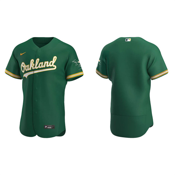 Men's Oakland Athletics Kelly Green Authentic Alternate Jersey