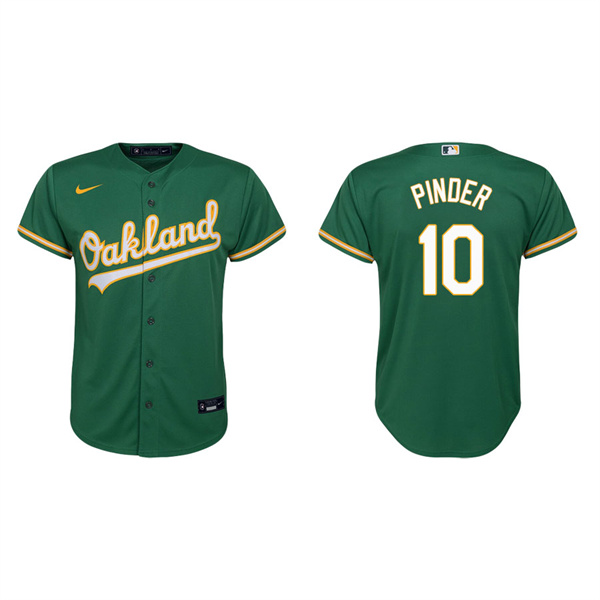 Youth Oakland Athletics Chad Pinder Kelly Green Replica Alternate Jersey