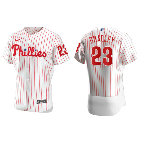 Men's Philadelphia Phillies Archie Bradley White Authentic Home Jersey